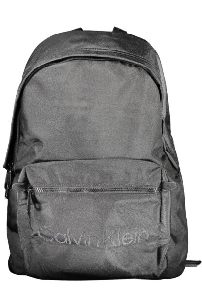 Calvin Klein - Black Polyester Men Backpack