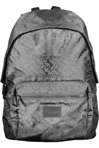 Calvin Klein - Black Polyester Men Backpack