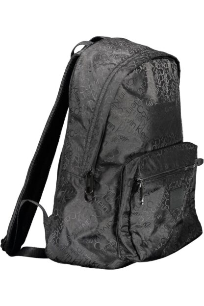 Calvin Klein - Black Polyester Men Backpack