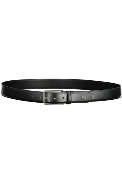 Calvin Klein - Black Leather Men Belt