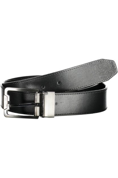 Calvin Klein - Black Leather Men Belt