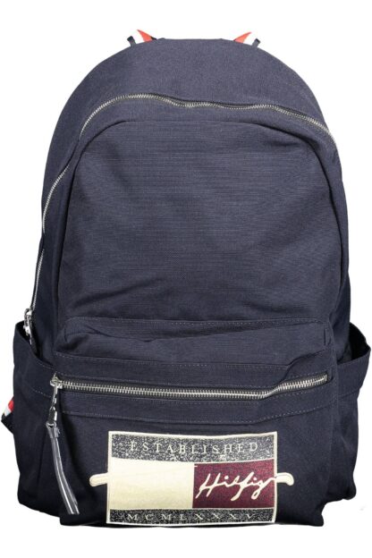 Tommy Hilfiger - Blue Polyester Men Backpack