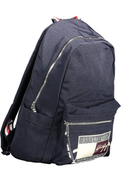 Tommy Hilfiger - Blue Polyester Men Backpack