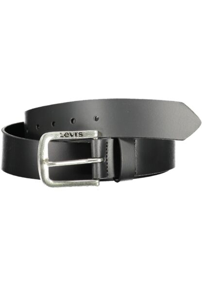 Levi's - Black Leather Men Belt