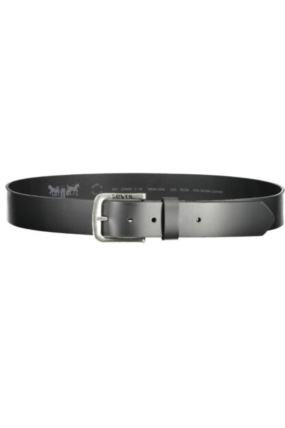 Levi's - Black Leather Men Belt