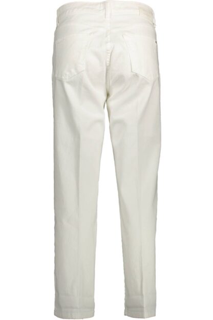 Kocca - White Cotton Women Trouser