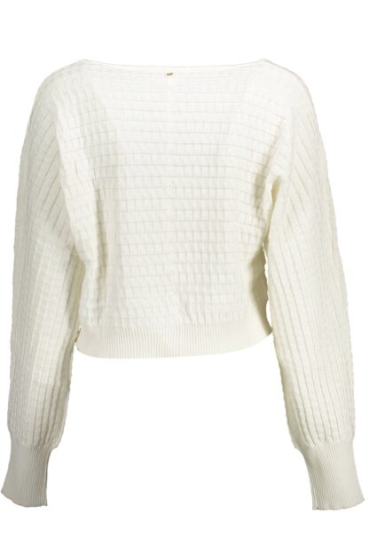 Kocca - White Cotton Women Sweater