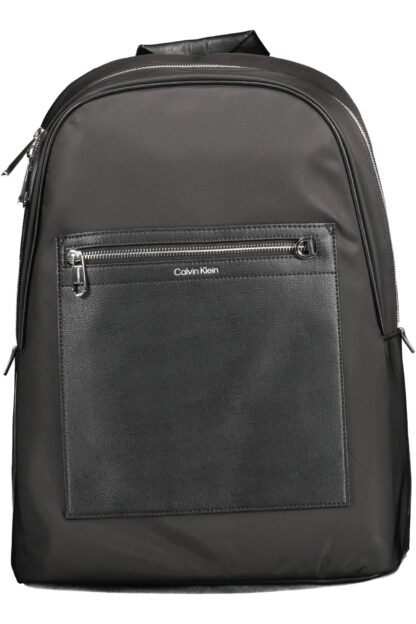 Calvin Klein - Black Polyester Men Backpack