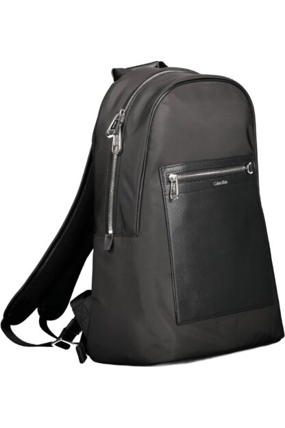 Calvin Klein - Black Polyester Men Backpack