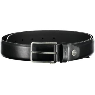 Calvin Klein - Black Leather Men Belt