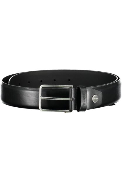 Calvin Klein - Black Leather Men Belt