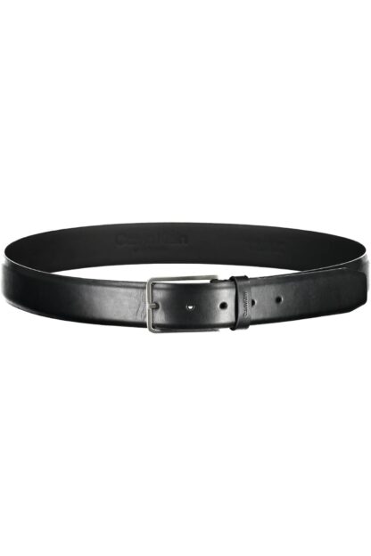 Calvin Klein - Black Leather Men Belt