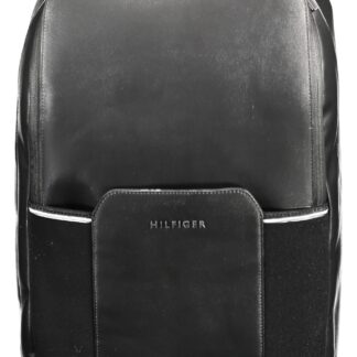 Tommy Hilfiger - Black Polyester Men Backpack