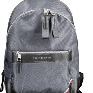 Tommy Hilfiger - Black Polyester Men Backpack