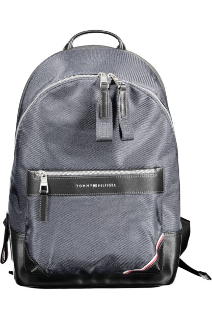 Tommy Hilfiger - Blue Polyester Men Backpack