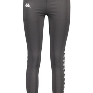 Kappa - Black Cotton Women Legging