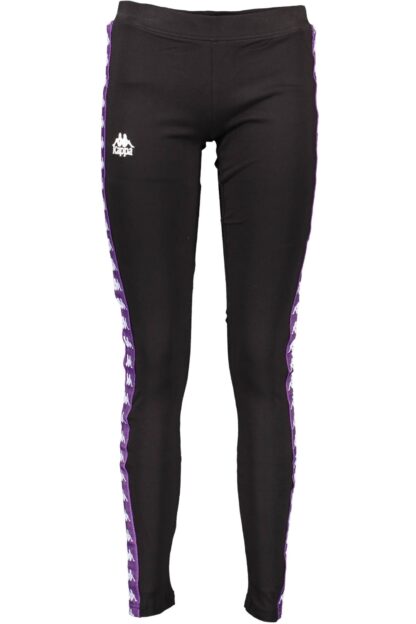 Kappa - Black Cotton Women Legging