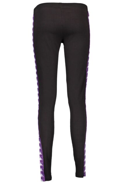 Kappa - Black Cotton Women Legging