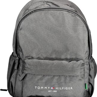 Tommy Hilfiger - Black Polyester Men Backpack