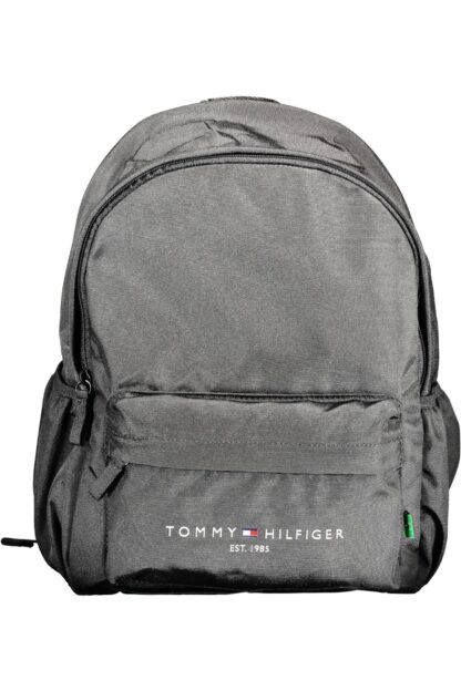 Tommy Hilfiger - Black Polyester Men Backpack