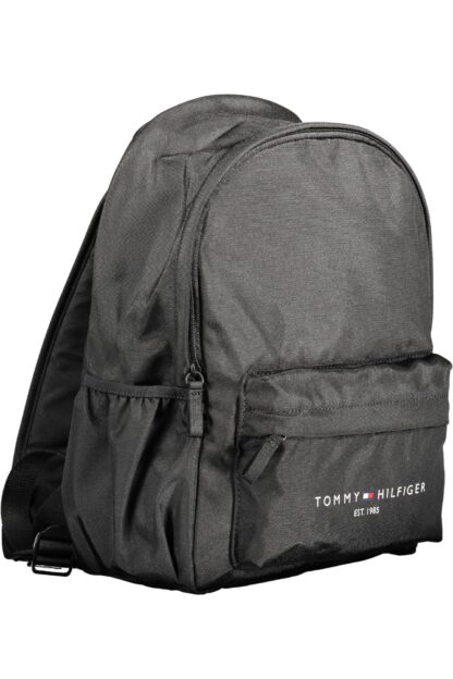 Tommy Hilfiger - Black Polyester Men Backpack