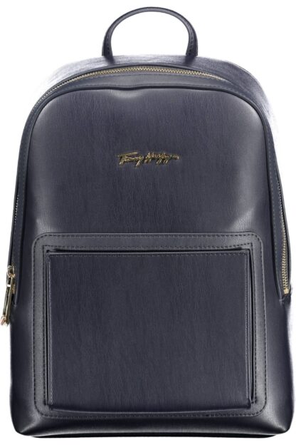 Tommy Hilfiger - Blue Polyurethane Women Backpack