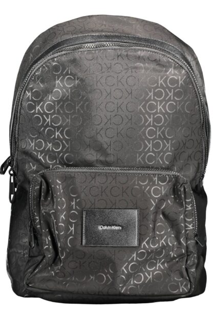 Calvin Klein - Black Polyester Men Backpack