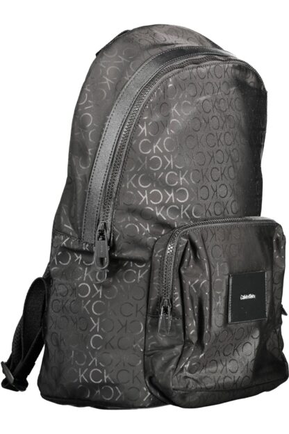 Calvin Klein - Black Polyester Men Backpack