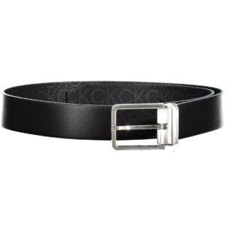 Calvin Klein - Black Leather Men Belt