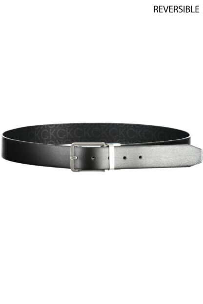 Calvin Klein - Black Leather Men Belt