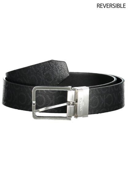 Calvin Klein - Black Leather Men Belt