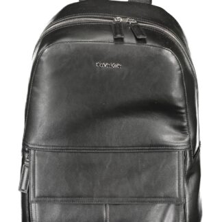 Calvin Klein - Black Polyester Men Backpack