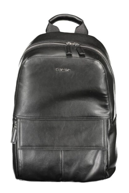 Calvin Klein - Black Polyester Men Backpack