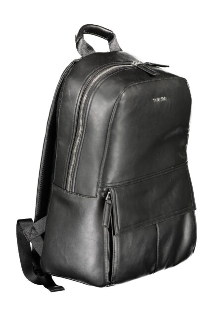 Calvin Klein - Black Polyester Men Backpack