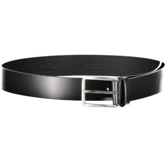 Harmont & Blaine - Black Leather Men Belt