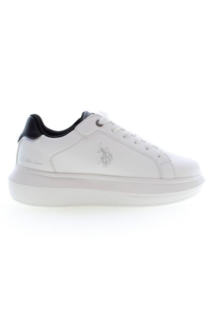 U.S. POLO ASSN. - White Polyester Women Sneaker