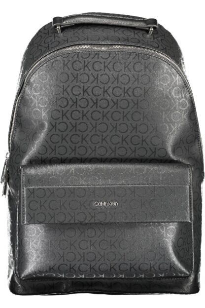 Calvin Klein - Black Polyester Men Backpack