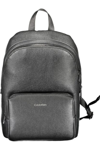 Calvin Klein - Black Polyurethane Mens Backpack