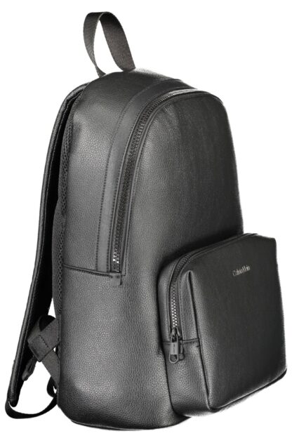 Calvin Klein - Black Polyurethane Mens Backpack