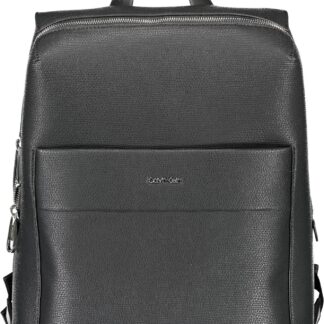 Calvin Klein - Black Polyester Men Backpack