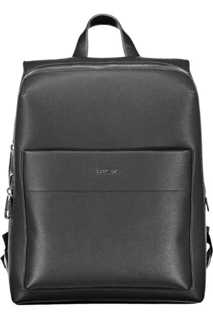 Calvin Klein - Black Polyester Men Backpack