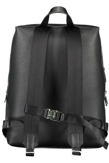 Calvin Klein - Black Polyester Men Backpack