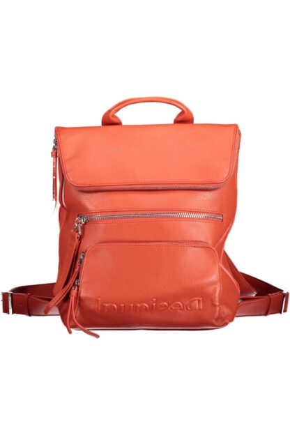 Desigual - Red Polyurethane Women Backpack