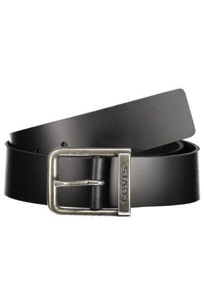 Levi's - Black Leather Men Belt