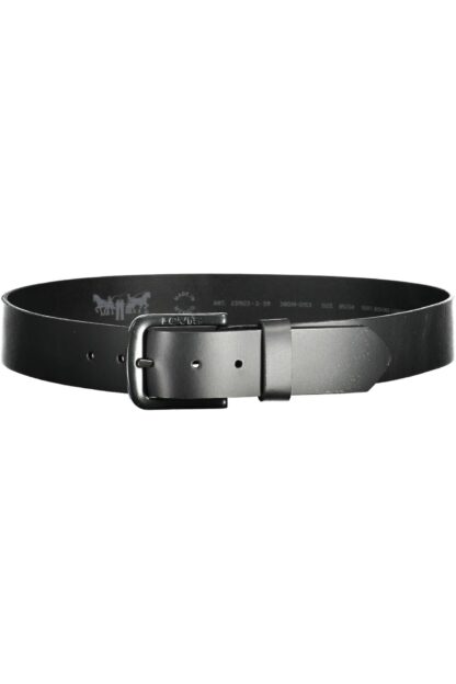 Levi's - Black Leather Men Belt