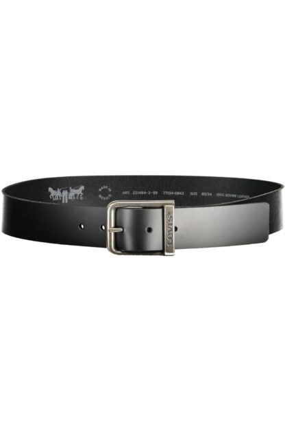 Levi's - Black Leather Men Belt