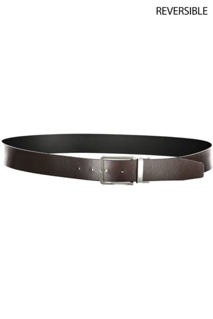 Calvin Klein - Brown Leather Men Belt