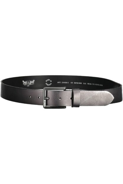 Levi's - Black Leather Men Belt