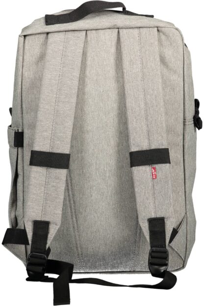 Levi's - Gray Polyester Men Backpack