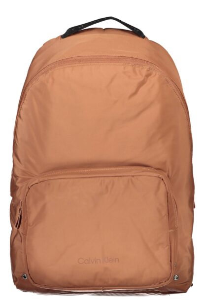 Calvin Klein - Brown Recycled Polyester Men Backpack